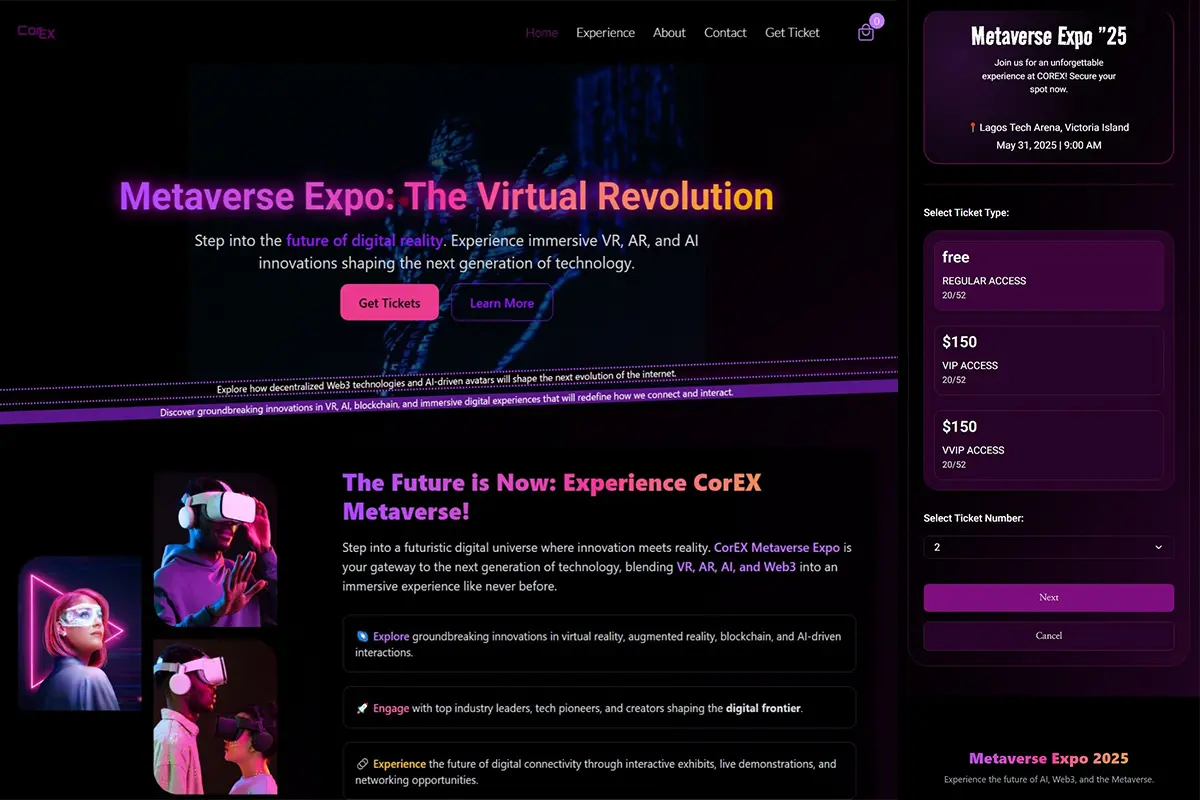 Corex Metaverse: The Virtual Revolution